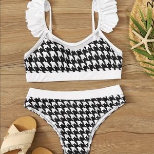Houndstooth swimsuit